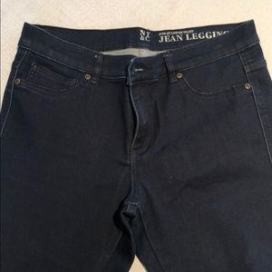 Low waist jeans leggings.